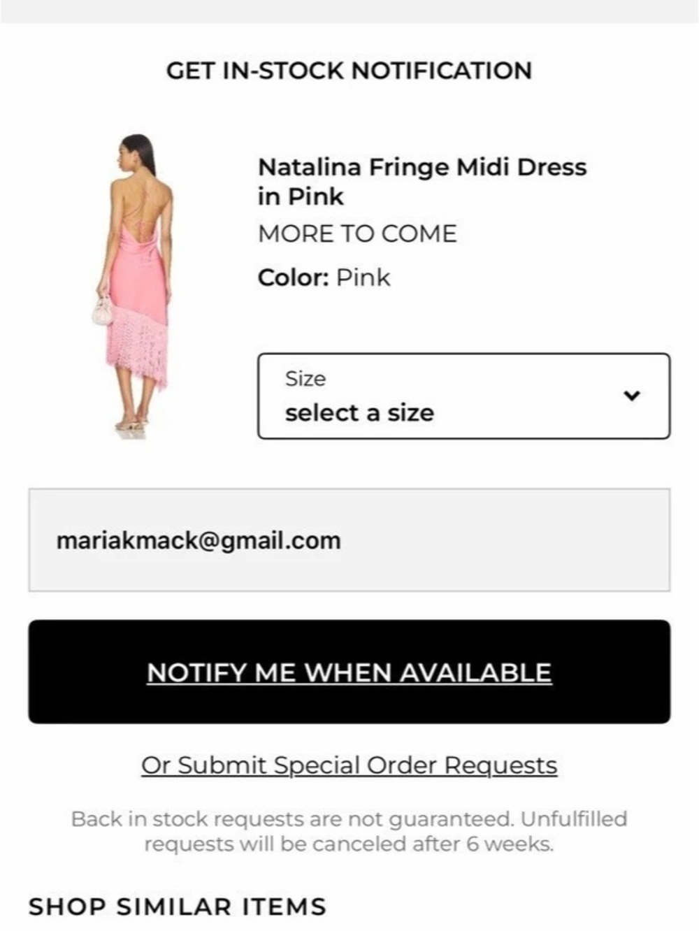 Natalina Fringe Midi Dress - NWT
